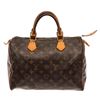 Image 2 : Louis Vuitton Brown Monogram Canvas Speedy 30 Satchel Bag