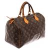 Image 3 : Louis Vuitton Brown Monogram Canvas Speedy 30 Satchel Bag