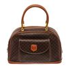 Image 1 : Celine Brown Fabric Leather Macadam Handbag