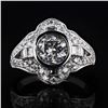 1.49 ctw CENTER Diamond Platinum Ring (2.45 ctw Diamonds)