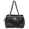 Image 1 : Chanel Outdoor Tote Black Caviar