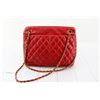 Image 1 : Chanel Matellase Shoulder Bag Red Lambskin