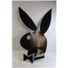 Image 5 : Cardboard Playboy Bunny Sign - 20 1/2" x 34"