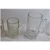 Image 3 : (2) Hires Root Beer Mugs, (2) Glass Mugs, (4) Decanters
