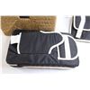 Image 3 : Hockey Blocker and Glove, Foldable Wicker Storage Basket