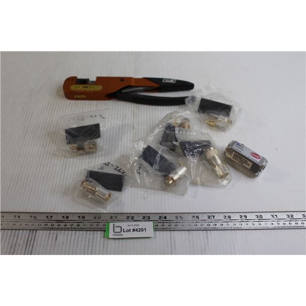 DMC HX4 M22520 5-01 Crimping Tool with Attachments - Bodnarus Auctioneering