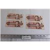 Image 1 : (4) 1986 Canadian Two Dollar Bills