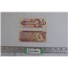 Image 1 : (2) Canadian Two Dollar Bills - 1974, 1986
