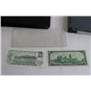 Image 4 : (2) Binders, (2) Canadian Dollar Bills - 1967, 1973