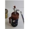 Image 3 : Phone, Brier Tobacco Tin, Golf Bag Cup with Straw, Large Pencil