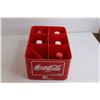 Image 4 : (5) Holiday 2010 Full and Empty Coca-Cola Bottles, Coca-Cola 6 x 1L Plastic Carrier - Broken Handle