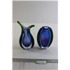 Image 1 : (2) Art Glass Vases