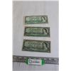 Image 1 : (3) Canadian 1954 $1 Bills