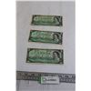 Image 1 : (3) Canadian 1967 $1 Bills