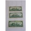 Image 4 : (3) Canadian 1967 $1 Bills