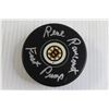 Image 2 : Rene Rancourt "Fist Pump" Signed Hockey Puck