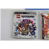 Image 2 : (3) PS3 Games - LEGO Rockband, Band Hero, The Beatles Rockband; Guitar Hero Live PS4 Game