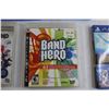 Image 3 : (3) PS3 Games - LEGO Rockband, Band Hero, The Beatles Rockband; Guitar Hero Live PS4 Game