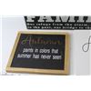 Image 3 : Picture Frames - Wall Hanging Sayings