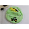 Image 3 : (4) Baby-Related Items - John Deere Bib