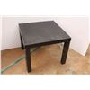 Image 3 : *Wooden Stool w/Padded Seat - Black End Table