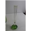 Image 5 : (4) Pieces Vintage Green Glassware