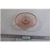 Image 1 : Pink Depression Glass Footed Bowl