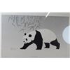 Image 2 : *Wood Framed Panda Bear Print 1988, Artist Robin Wiebe - 26"x40" - Prefer Pick-up of Item