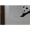 Image 3 : *Wood Framed Panda Bear Print 1988, Artist Robin Wiebe - 26"x40" - Prefer Pick-up of Item