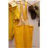Image 7 : Workhorse Rain Jacket, Hip-Waders, Toque - Size XL - Some Wear on Collar