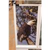 Image 2 : (4) Animal Posters: Bald Eagle, Cougar, Bear, Wolf