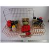 Image 1 : Dish Rack, Wire Kitchen Baskets,(25) assorted spices