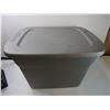 Image 3 : *Plastic Tote with Lid-18 gal.-68 Litre