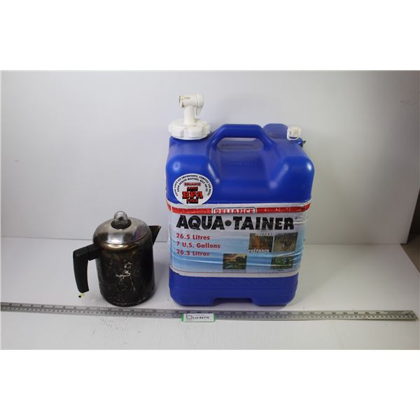 Reliance Aqua-tainer 7 gallon container - Metal Coffee Pot