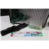 Image 8 : Cloth Covered Box - Canada Tie - Alcatraz USP Cup - Pens - KISS Pin - New Toothbrush - Extension Cor