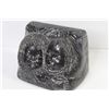 Image 6 : Arrdik Canada Signed Soapstone Carving - (3) Wolf Original - Soap Stone Carvings