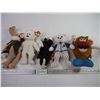 Image 1 : (3) Beanie Baby Plushies, Mr.Potato Head, Arizona MLB Teddy Bear
