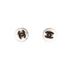 Image 1 : Chanel Clear Resin CC Earrings Earrings Clear Metal, Resin