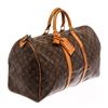 Image 2 : Louis Vuitton Brown Monogram Canvas Keepall 50 Travel Bag