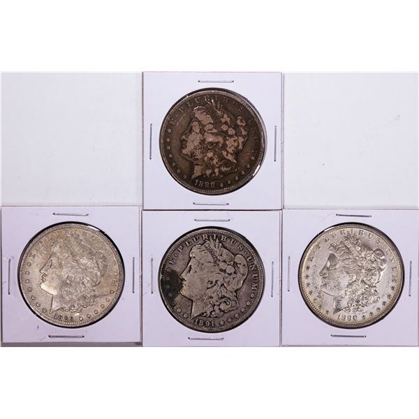 1888-1891 Morgan Silver Dollar Coin Collector's Set