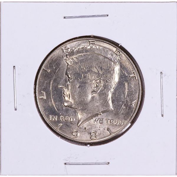 1981 Kennedy Half Dollar Coin