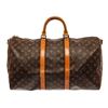 Image 2 : Louis Vuitton Keepall 50 Bandouliere Duffle Bag Brown Monogram Coated Canvas