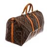 Image 4 : Louis Vuitton Keepall 50 Bandouliere Duffle Bag Brown Monogram Coated Canvas