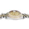 Image 8 : Rolex Mens 36MM 2Tone 18K Gold Diamond Bezel Datejust With Rolex Box