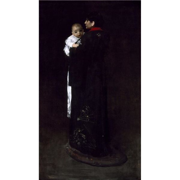 William Merritt Chase - Mother and Child