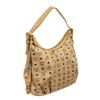 Image 3 : MCM Cream Coated Canvas Visetos Hobo bag