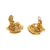 Image 2 : Chanel CC Disc Earring Earrings Gold Plated Metal