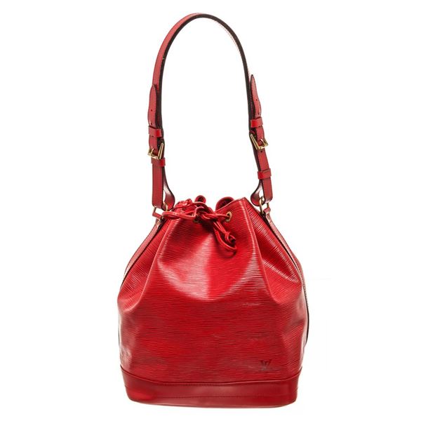 Louis Vuitton Noe Shoulder Bag Red Epi Leather