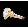 Image 1 : 1.73 ctw Diamond Ring - 14KT Rose Gold