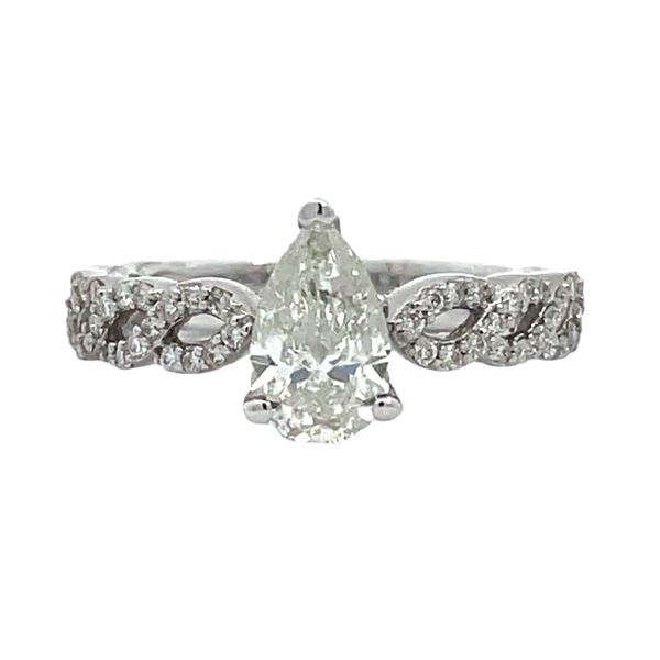 1.38 ctw Diamond Ring - 14K White Gold